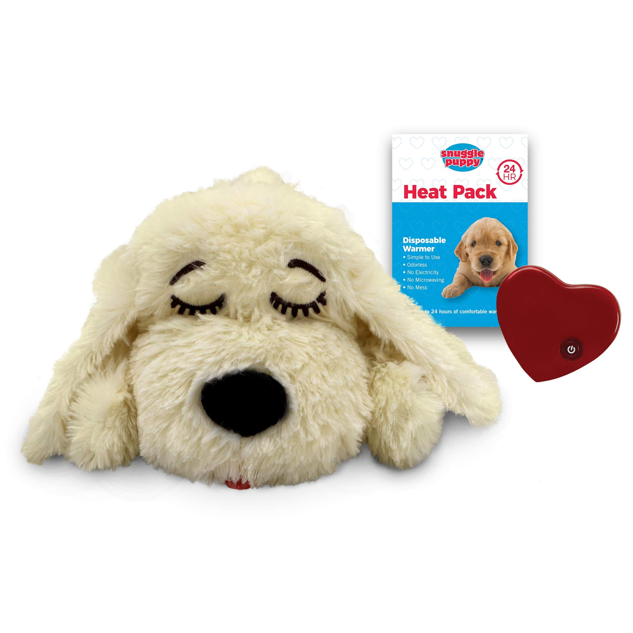 SmartPet Love Snuggle Puppy with Extra Heat Pack Bundle - 6-Pack Pet Heating Pads for Anxiety Relief & Comfort | Perfect for Puppies, Dogs, and Anxious Pets at Home or Travel