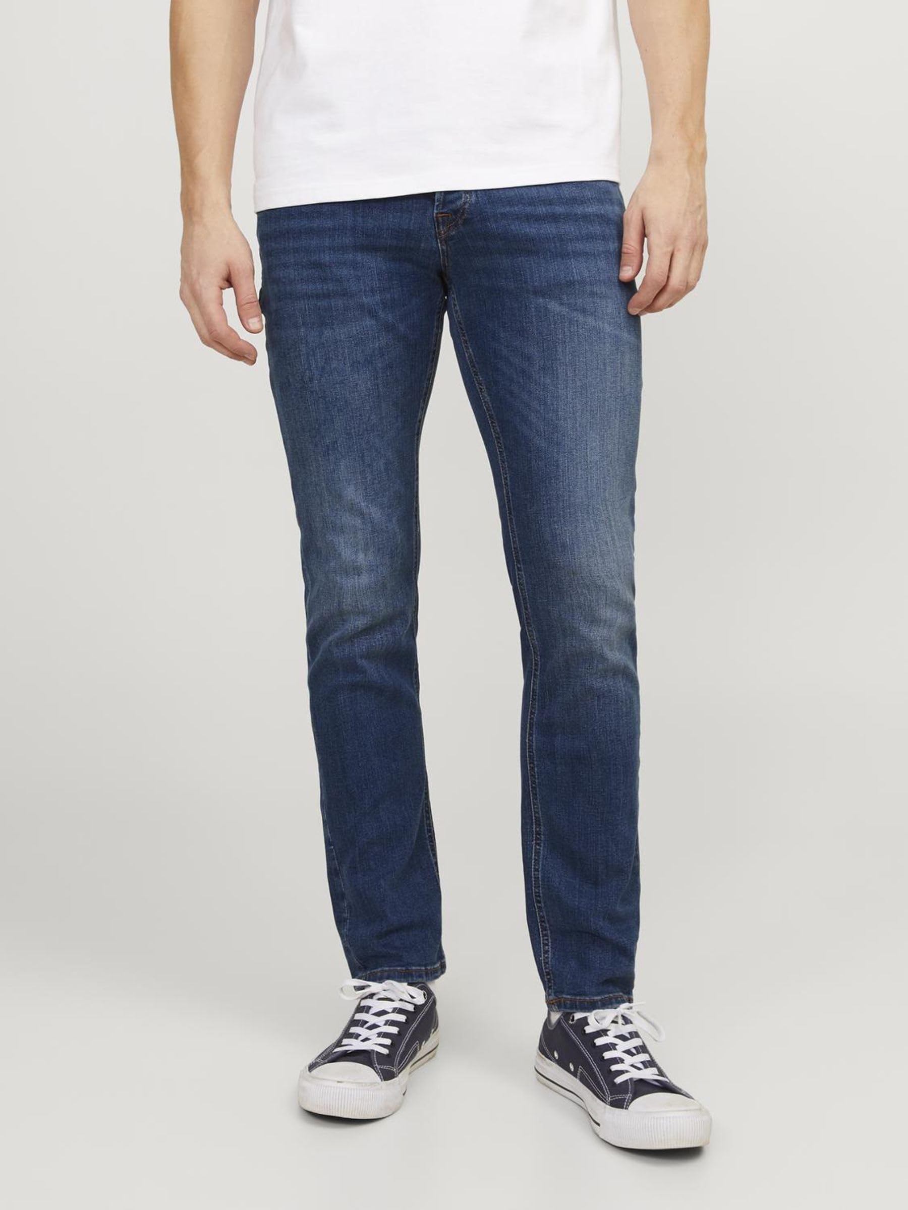 JACK & JONES Men's Tim 782 Slim Fit Stretch Denim Jeans - Comfortable & Stylish for Casual Wear, Work & Everyday Outfits
