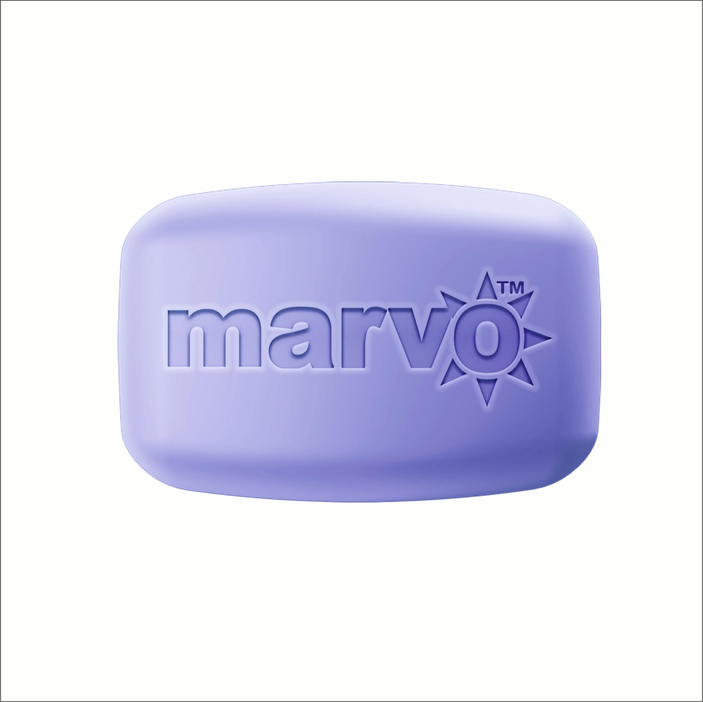 Organic Marvo Coconut Oil Soap for Skin & Hair - Moisturizing, Antibacterial, Vegan - Perfect for Shower, Bath & Travel