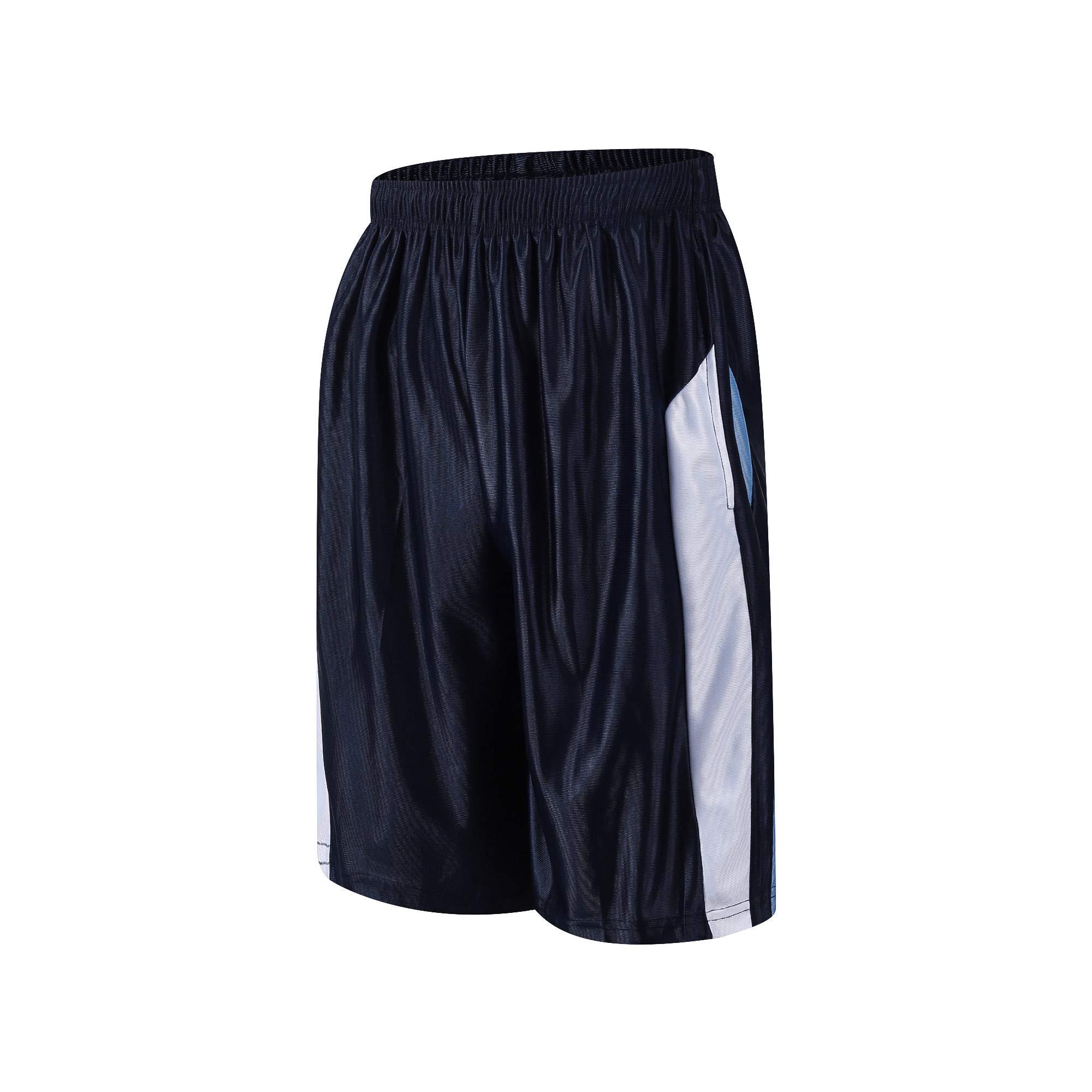 Abovewater Men's Basketball Shorts with Deep Pockets - Breathable Running & Gym Training Shorts with Adjustable Drawstring - Perfect for Sports, Workouts & Casual Wear