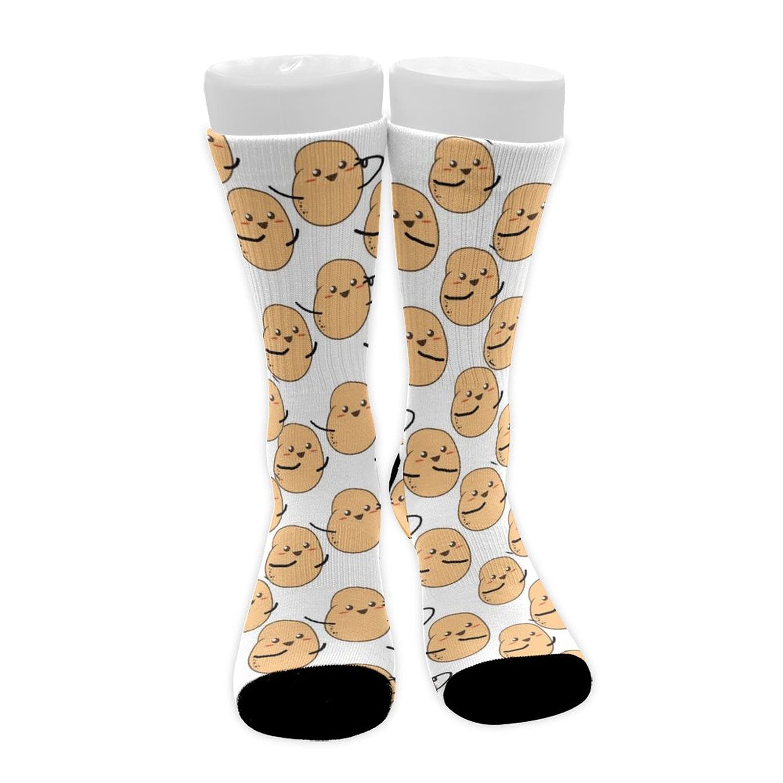 Vintage Luxury Polyester Socks with Short Fuzzy - Comfortable Running Socks for Women & Men - Perfect for Jogging, Gym Workouts and Casual Wear