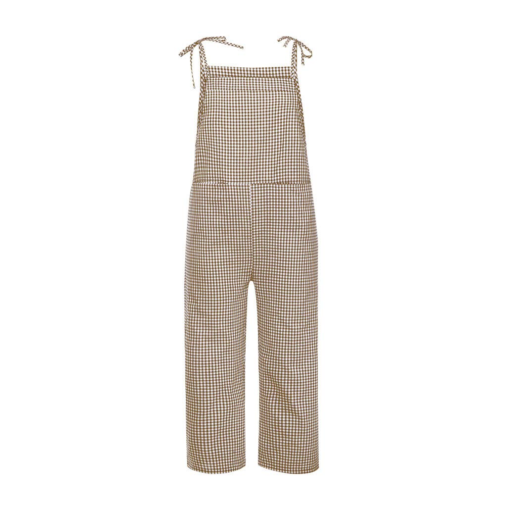 FONMA Women's Striped Sleeveless Jumpsuit with Pockets - Stretchy Bandage Romper & Bodysuit for Casual Wear, Night Out, or Summer Vacation