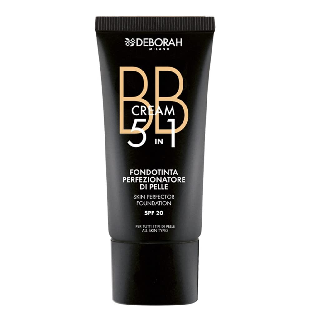 5-in-1 BB Cream Makeup Base - Lightweight Foundation with SPF, Skin Perfecting & Hydrating - Ideal for Daily Wear & Natural Makeup Looks