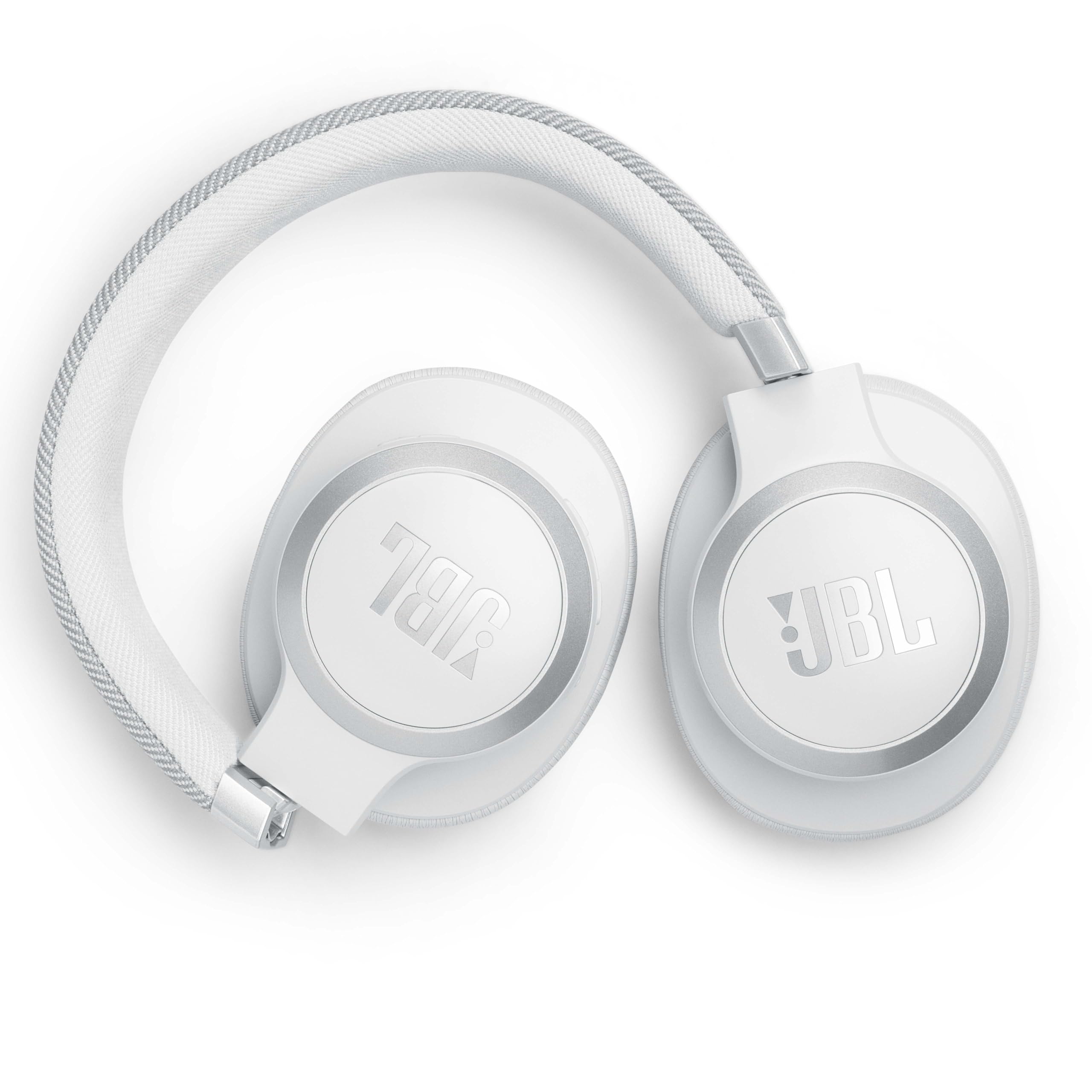 JBL Live 770 NC Wireless Over-Ear Headphones with Active Noise Cancelling, 65H Battery Life, Bluetooth 5.3, Hi-Res Audio - Perfect for Travel, Work & Gaming (White)