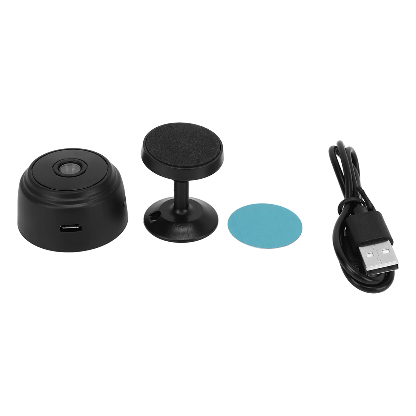 A9 WiFi Indoor Security Camera - 1080P HD Wireless Pet & Baby Monitor with Magnetic Mount - Mini Home Surveillance Camera (Black) for Nursery, Pet Room & Office Monitoring