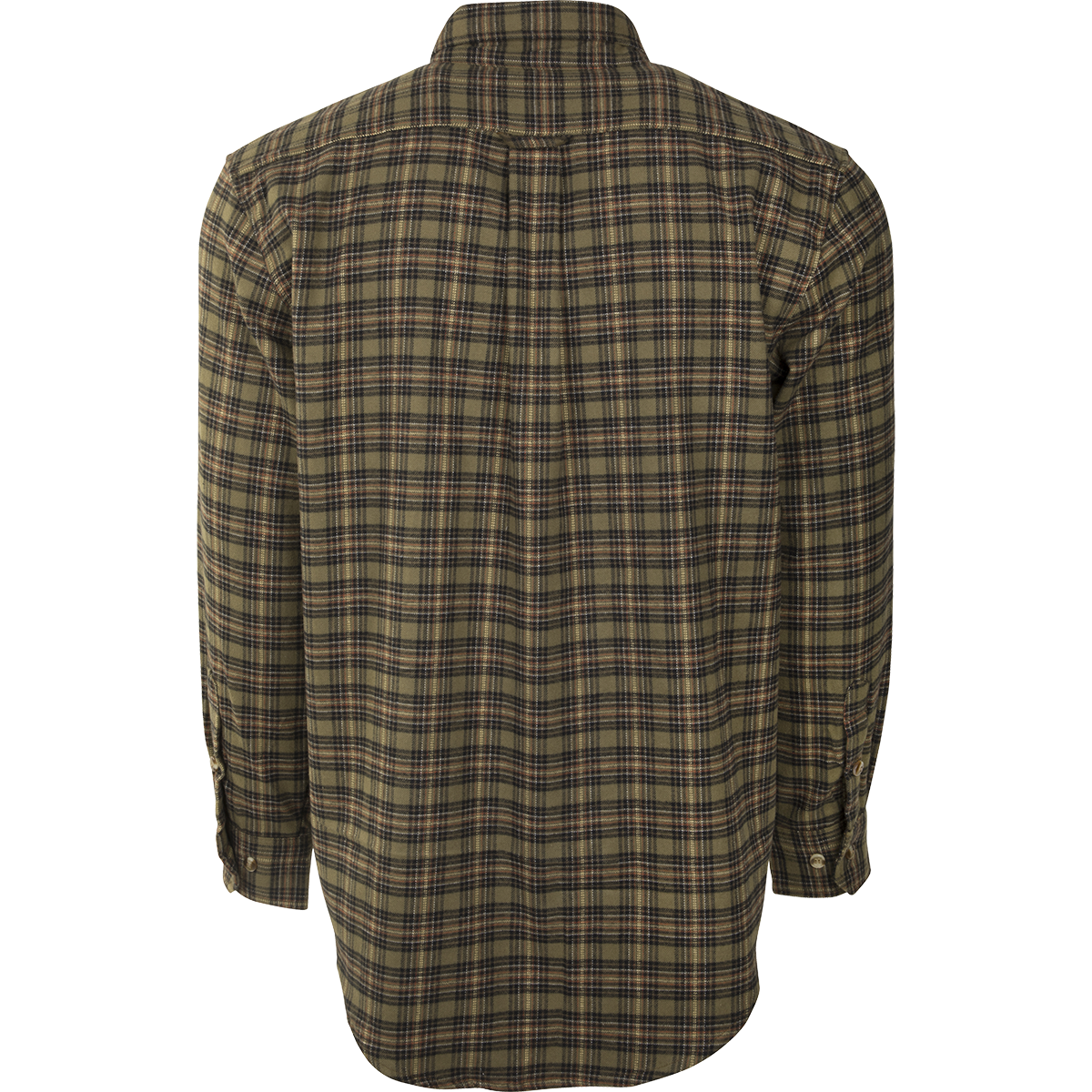 Men's Autumn Brushed Twill Shirt - Soft Flannel Long Sleeve Button Down for Casual Wear & Outdoor Activities