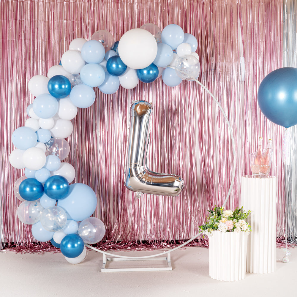 Balloonify Silver Mylar Letter L Balloon - 40