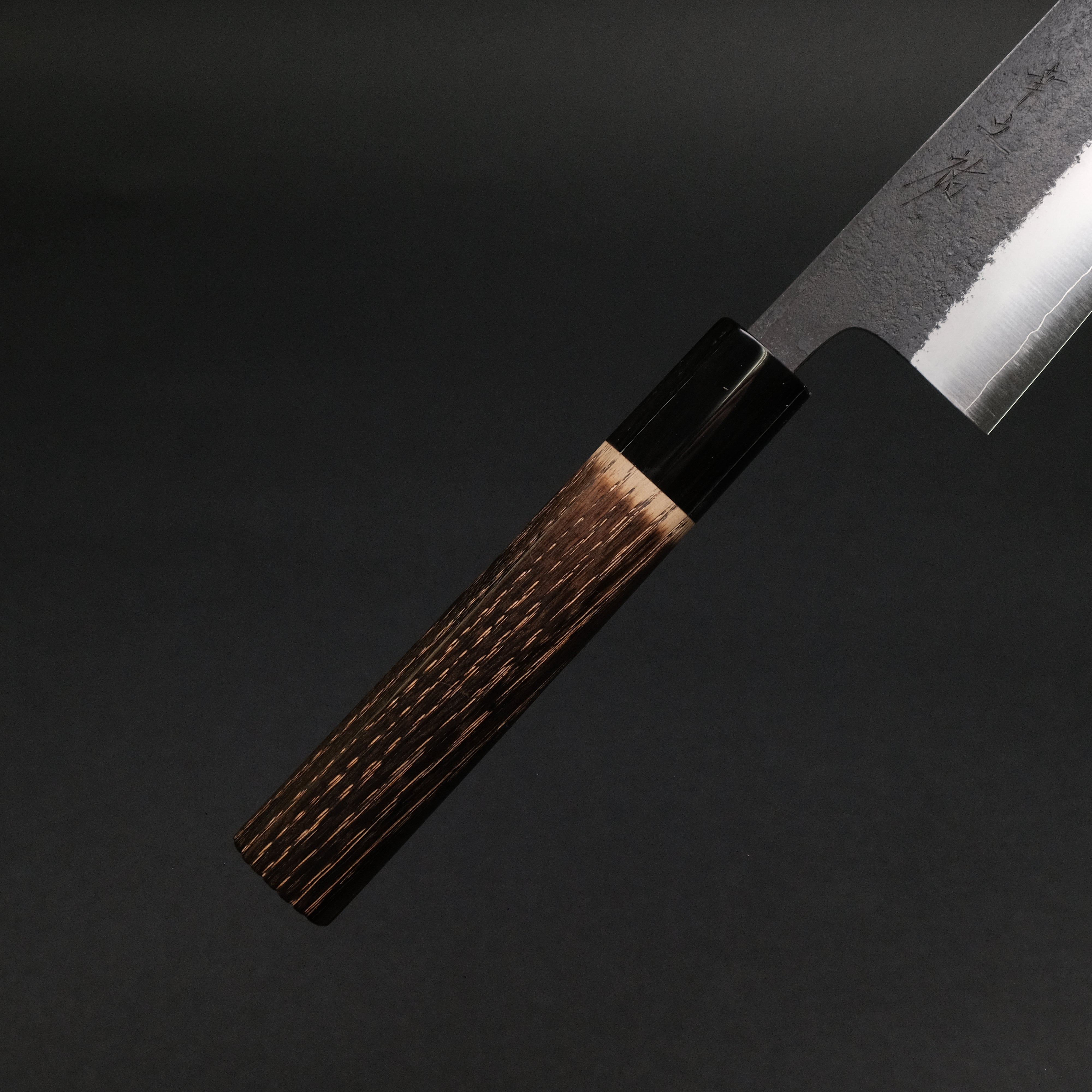 Premium Konosuke Madei Sumiiro SLD Gyuto 210mm Japanese Chef Knife - High Carbon Stainless Steel Blade with Burnt Chestnut Handle - Perfect for Sushi, Meat Slicing & Professional Kitchen Use