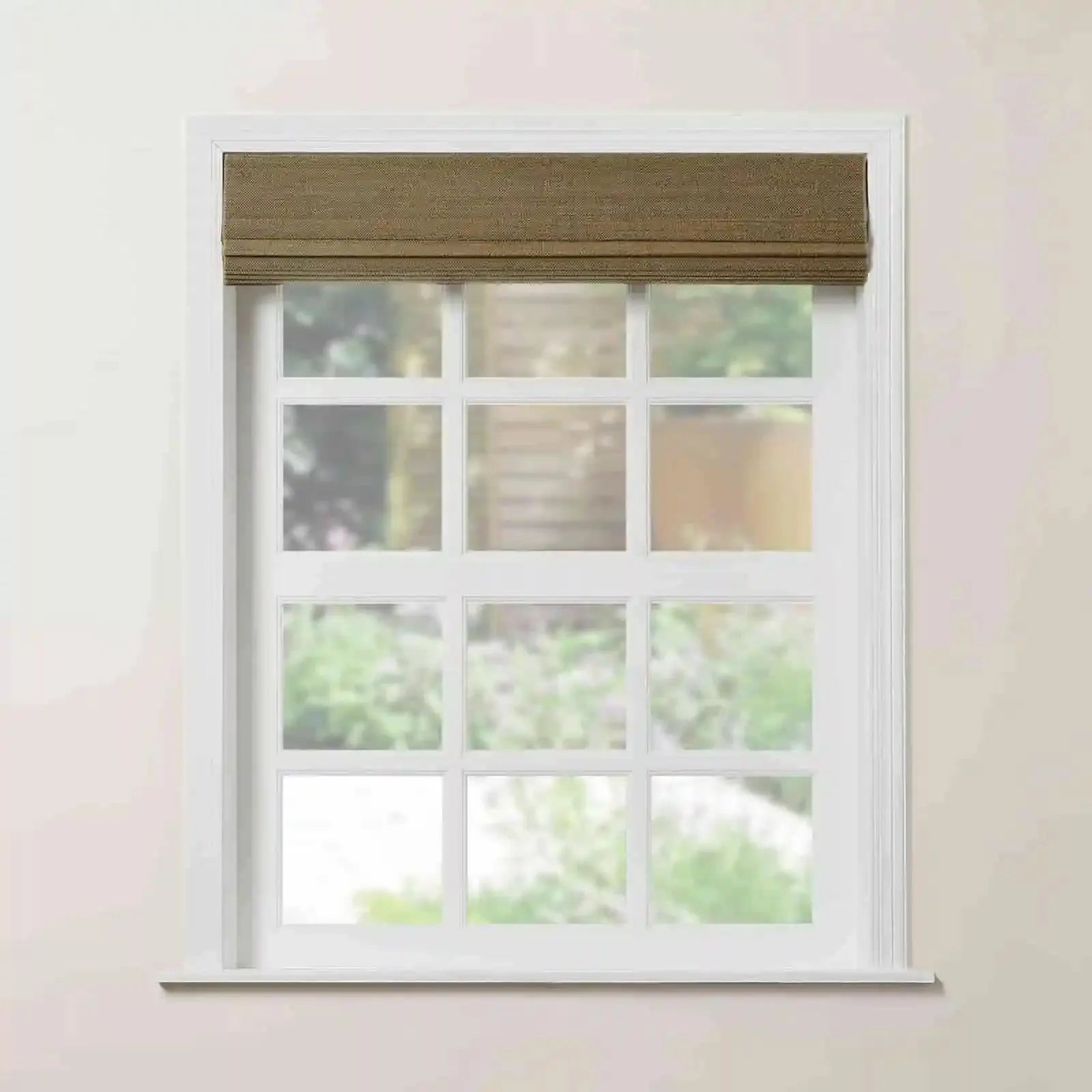 Rae Natural Ramie Bamboo Woven Shades - Series P | Eco-Friendly Window Coverings for Living Room, Bedroom & Patio | Light Filtering & UV Protection