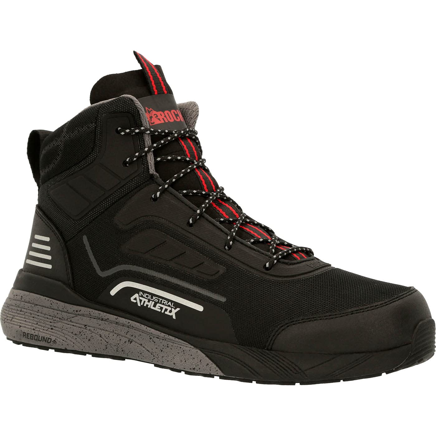 ROCKY Men's Rkk0347 Work Boots - Durable Steel Toe Safety Shoes for Construction & Heavy Duty Work | Slip Resistant & Comfortable for Outdoor Jobs