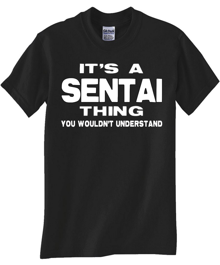 Geek Chic Sentai Black T-Shirt for Anime Fans & Cosplay