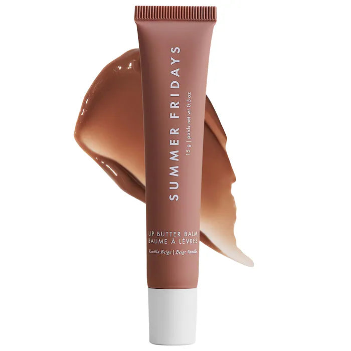 Summer Fridays Lip Butter Balm - Hydrating & Shining Lip Care for Dry Lips | All-Day Moisture, Nourishment & Glossy Finish | Perfect for Daily Use, Makeup Prep & On-the-Go Hydration