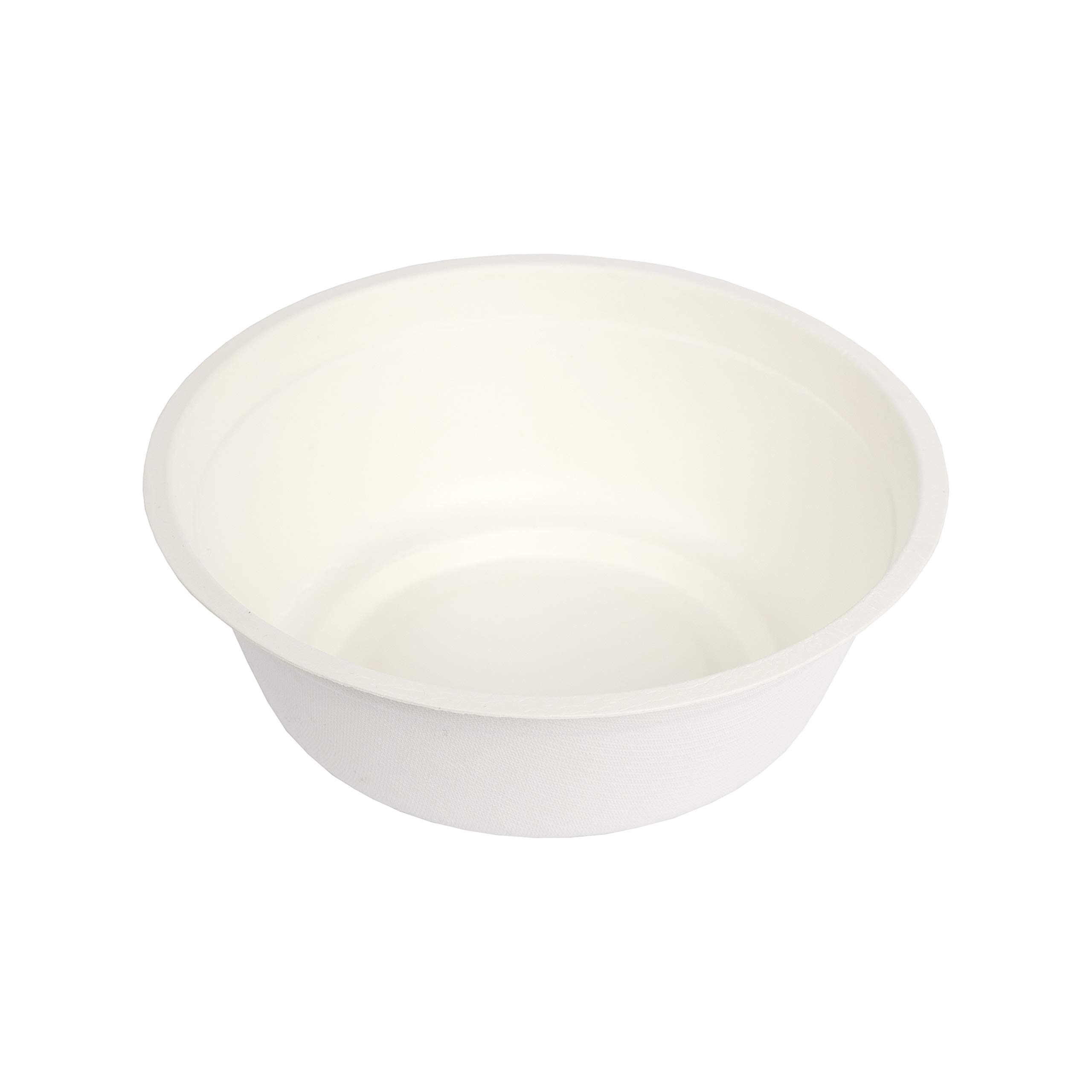 Eco-Friendly 100% Compostable Plant Fiber Bowls - 16oz (500 Pack) | Biodegradable Disposable Bowls for Parties, Picnics & Eco-Conscious Dining