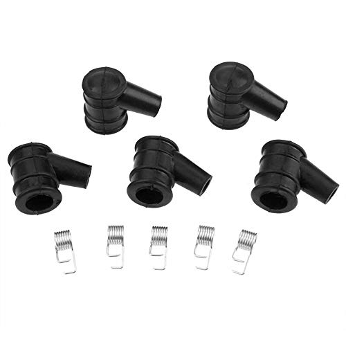 High-Quality Replacement Ignition Coil Set for M.C 2-Stroke Chainsaw - 5-Piece Rubber & Metal Assembly with Cap - Perfect for Chainsaw Maintenance & Engine Repair