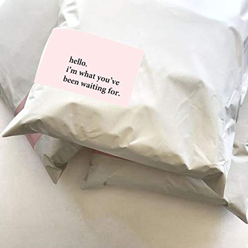 WRAPAHOLIC Hello I'm What You've Been Waiting for Stickers - 350 Pack Pink Business Thank You & Shipping Labels (2 x 3.2 Inch) - Perfect for Etsy Sellers, Small Business Packaging & Gift Wrapping