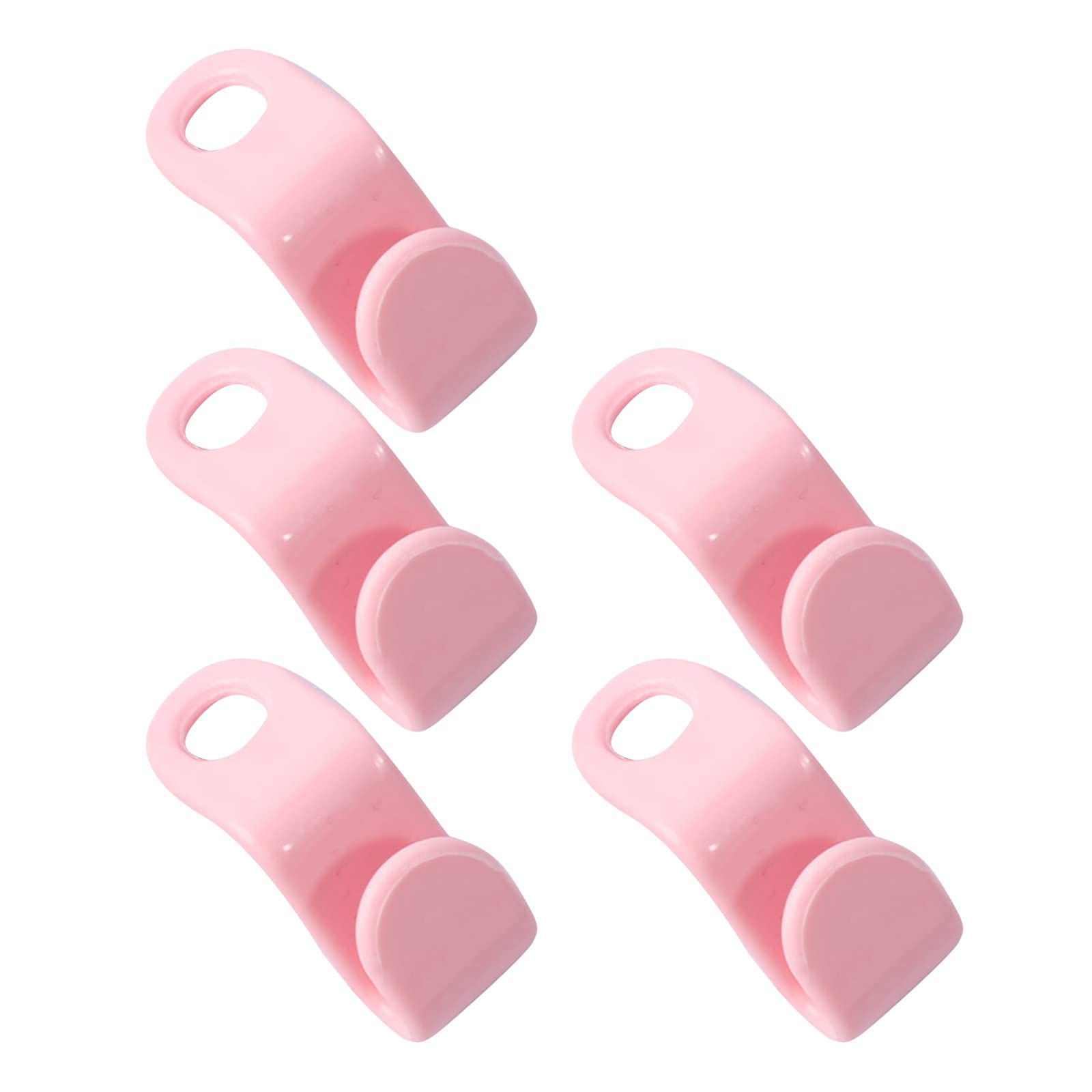 Multi-Purpose Solid Color Hanger Hooks - Stackable Closet Organizers for Dorm, Home & Office - Space Saving Clothes Hangers for Wardrobe, Closet & Laundry Room Organization