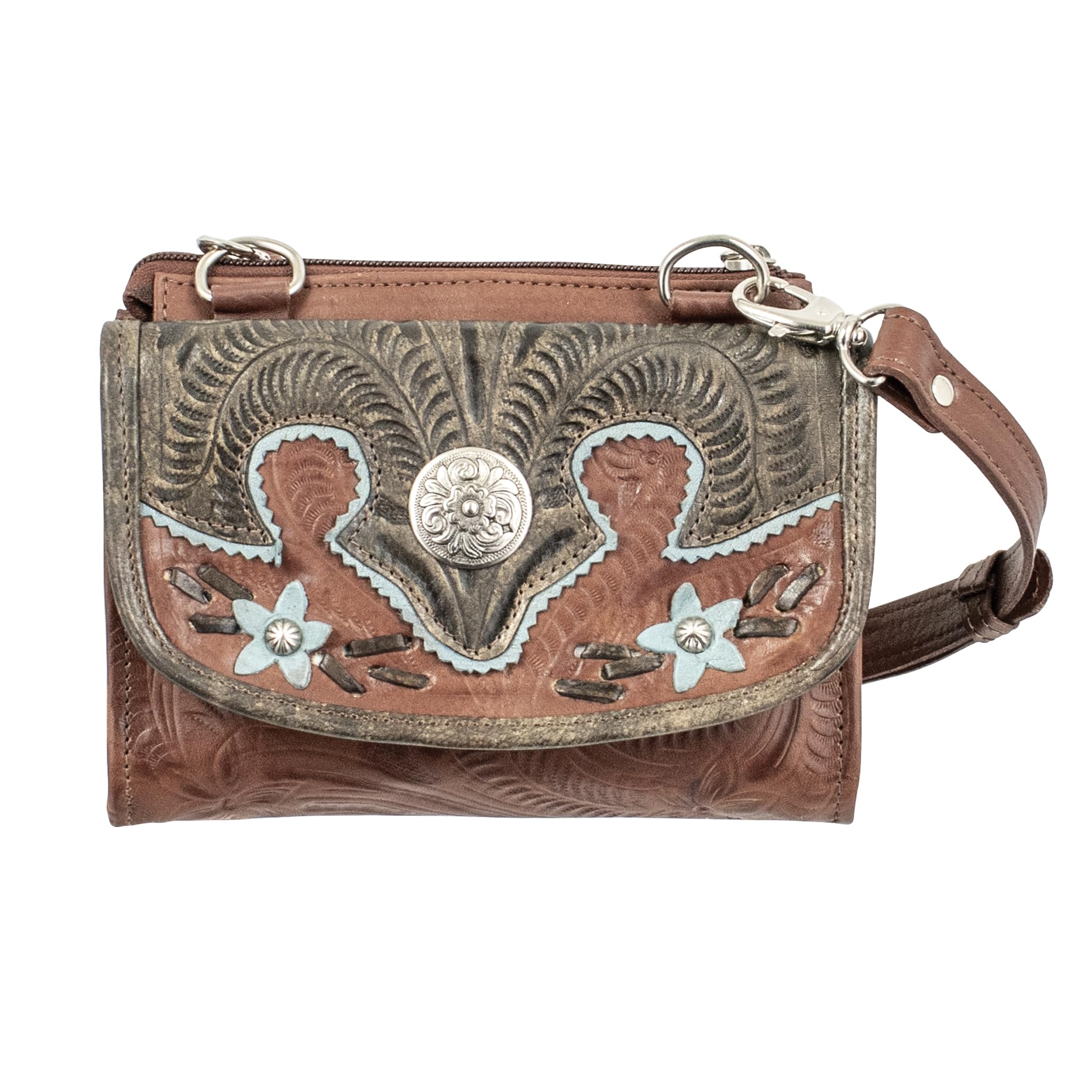 American West Desert Wildflower Crossbody Bag - Stylish Boho Purse for Women | Perfect for Travel, Festivals & Everyday Use