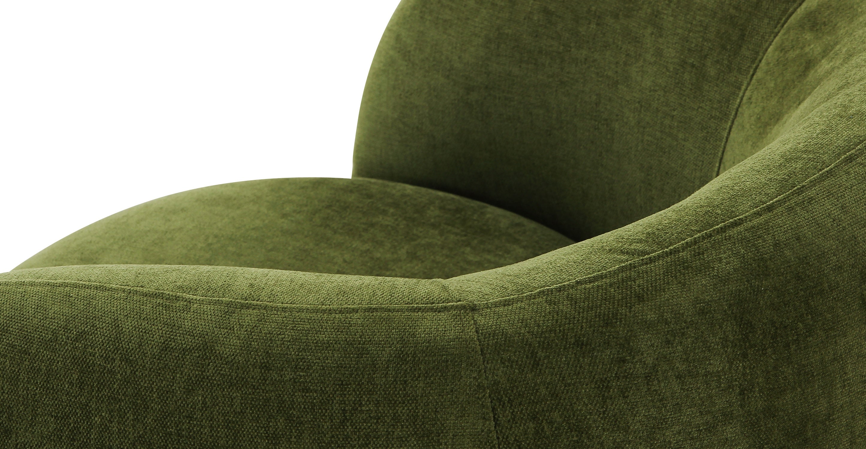 Modern Poole Swivel Lounge Chair - 360 Degree Rotating Accent Chair for Living Room, Bedroom, Office - Comfortable Upholstered Fabric Recliner with Sturdy Metal Base - Perfect for Relaxing, Reading & Lounging