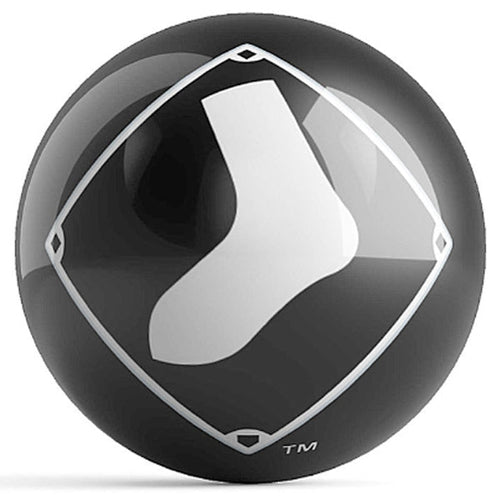 MLB Chicago White Sox Logo Bowling Ball - Official Licensed Baseball Team Bowling Ball for Men & Women - Perfect for League Play, Birthday Gifts, and Sports Fans Collection
