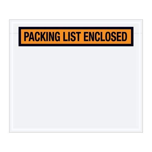 TapePlanet Packing List Enclosed Colored Envelopes 6.5