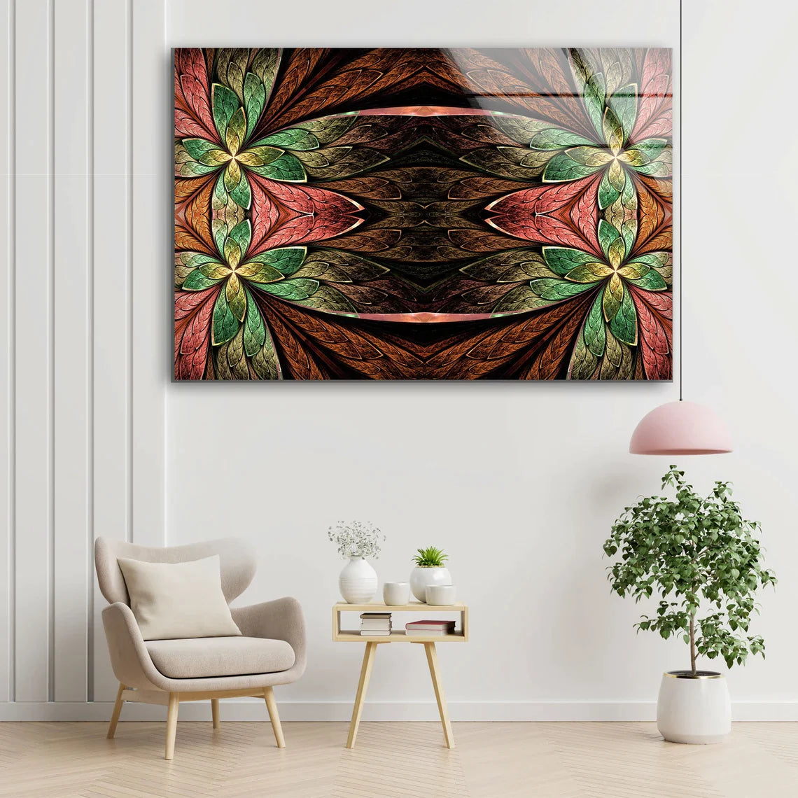 3D Floral Abstract Art UV Printed Aluminum Wall Decor - Premium Australian Made - Perfect for Living Room, Bedroom & Office Decor