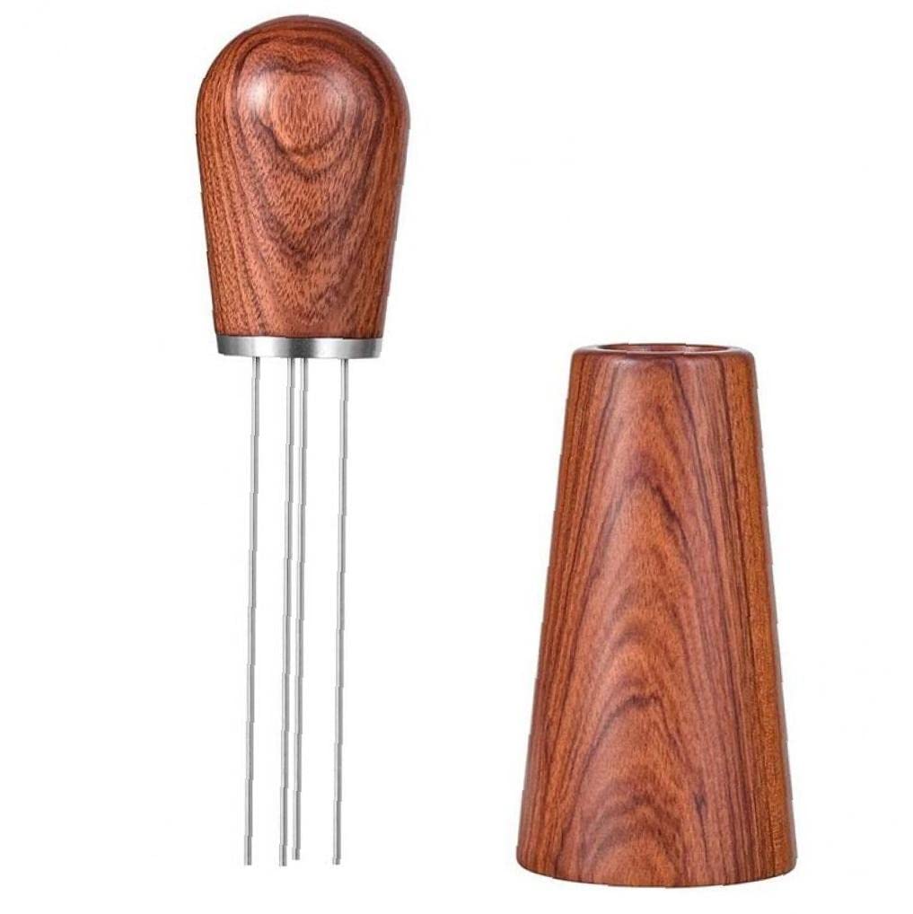 Professional Espresso Coffee Stirrer & WDT Tool - 15x10x10cm Stainless Steel Coffee Powder Distributor & Hand Tamper for Perfect Espresso Extraction - Ideal for Home Baristas & Coffee Shops
