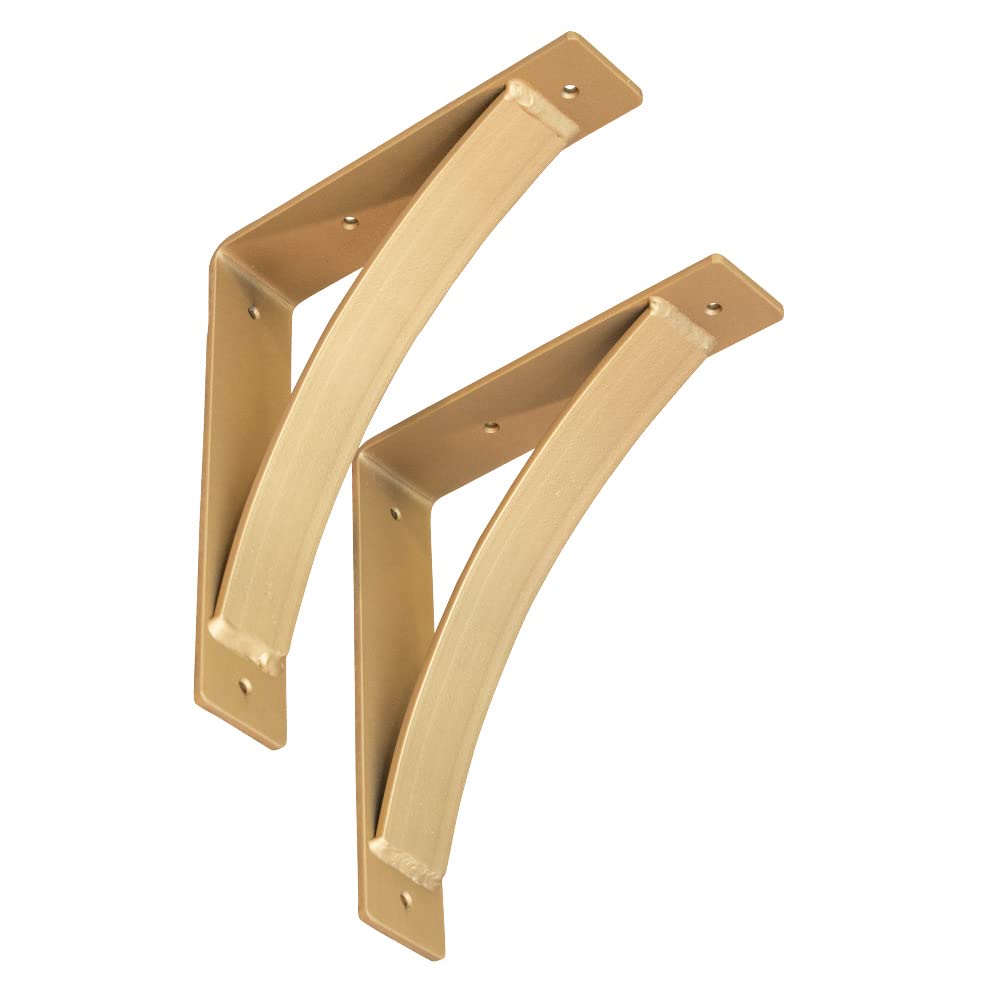 Heavy Duty Steel Shelf Brackets 2 Pack - 10