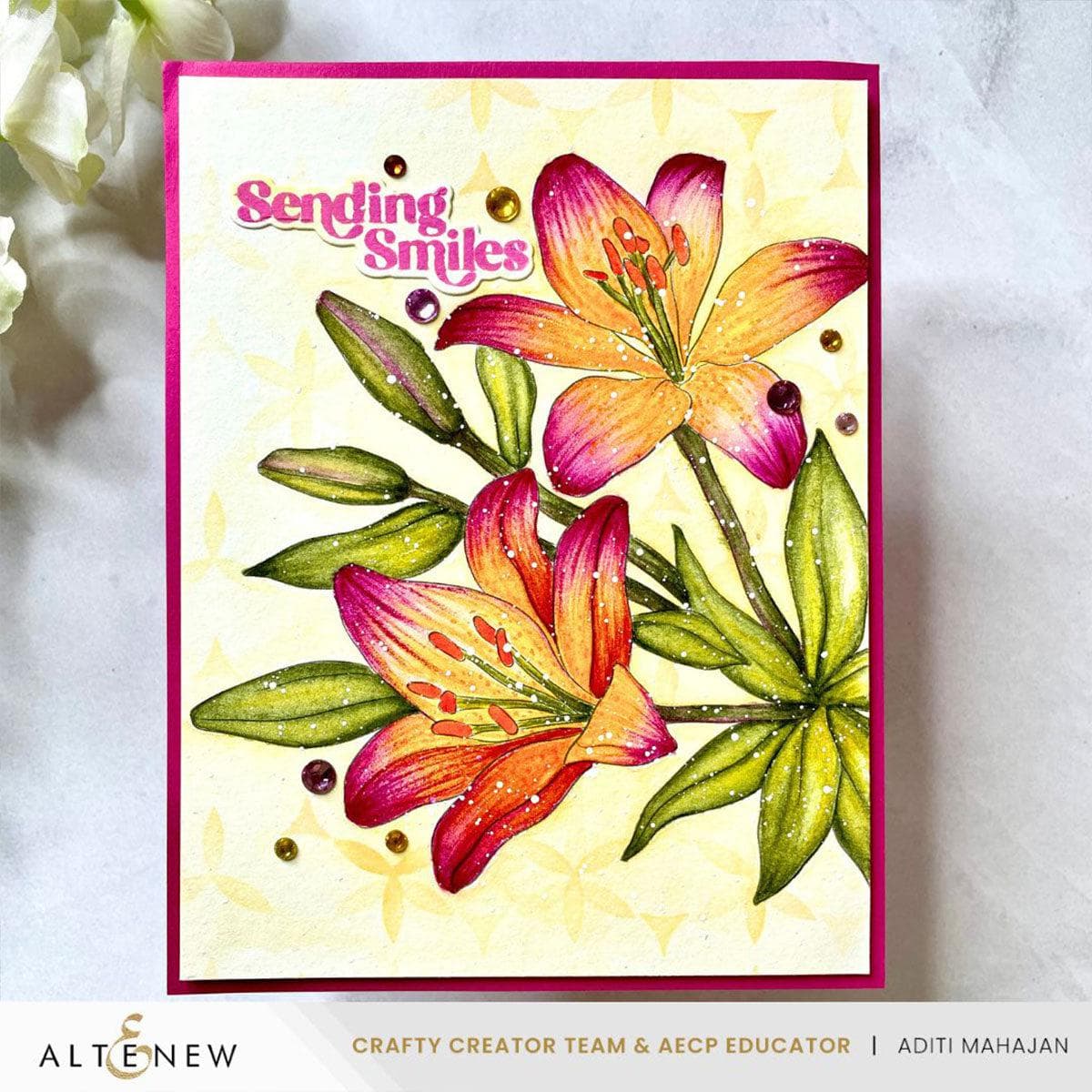 Floral Melody Builder Stencil - DIY Wall Painting Template for Home Decor, Crafts & Scrapbooking | Perfect for Art Projects, Nursery & Bedroom Design