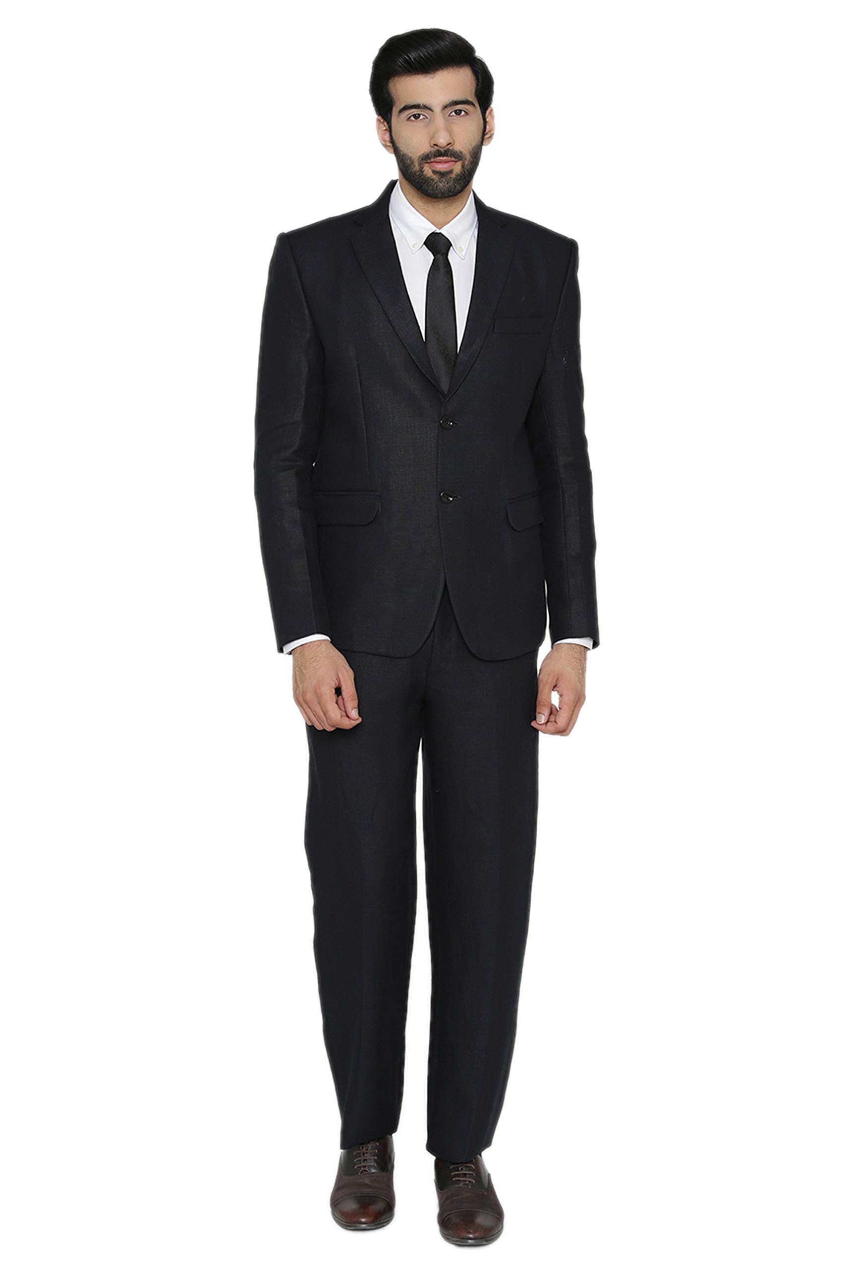 Vintage Men's Pure Linen Sky Blue Suit - Lightweight Breathable Formal Wear for Weddings, Business Meetings & Summer Events