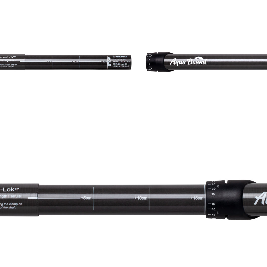 Aqua Bound Sting Ray Carbon Versa Lok 2-Piece Kayak Paddle - Lightweight & Durable Kayaking Paddle for Touring, Fishing, and Recreational Kayaking