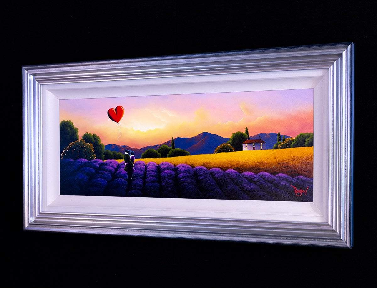 Original 'A Private Stroll' Painting - Handmade Wall Art for Home & Office Decor | Perfect for Living Rooms, Bedrooms, and Workspaces