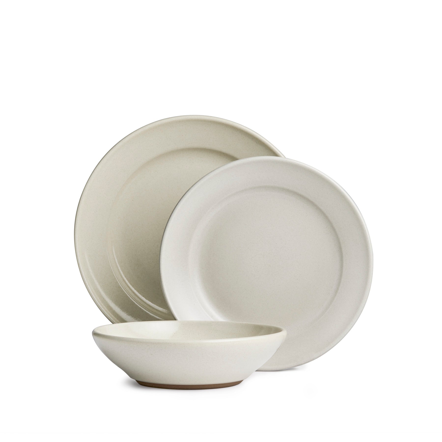 Eunice 3-Piece Dinnerware Set - Porcelain Plates, Bowls & Mugs - Elegant Tableware for Dining, Kitchen & Home Decor - Perfect for Family Meals, Parties & Gifts
