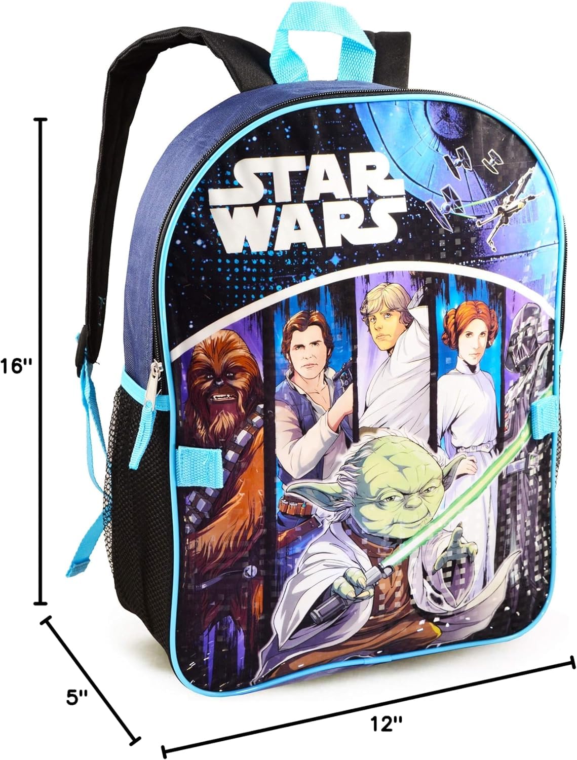 Star Wars Backpack with Lunch Box Set for Boys - 16