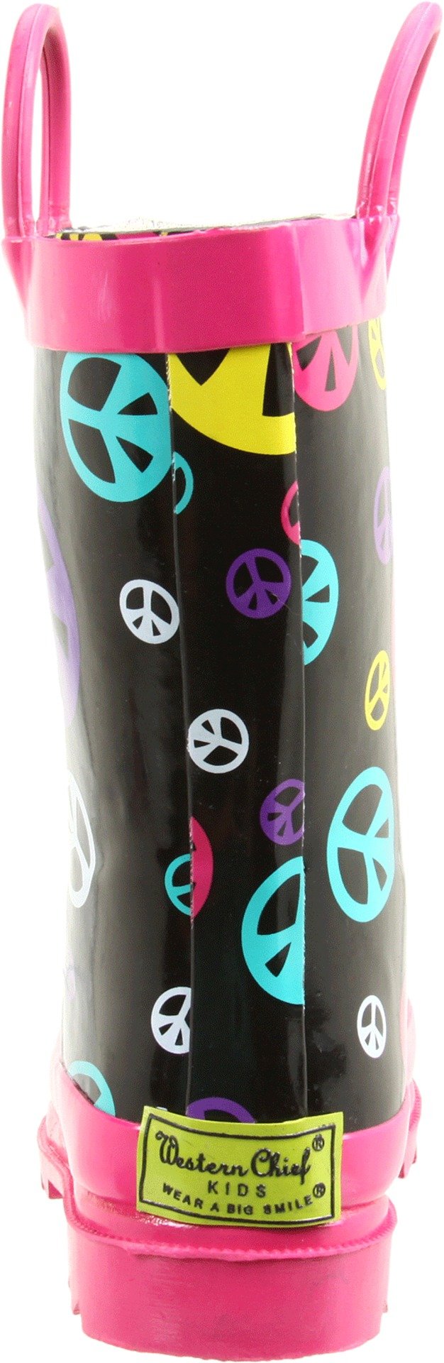 Western Chief Peace Drops Rain Boots for Toddlers & Kids - Waterproof Rubber Rain Booties for Puddle Jumping, Outdoor Play & Preschool