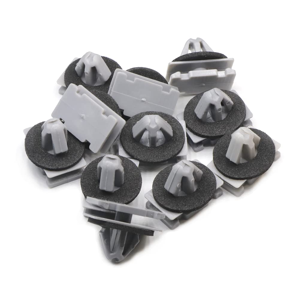 20 Pcs Rocker Moulding Clips with Sealer - Compatible with GM 11571175 & Chrysler 68172491AA - Perfect for Auto Body Repair and Panel Fastening