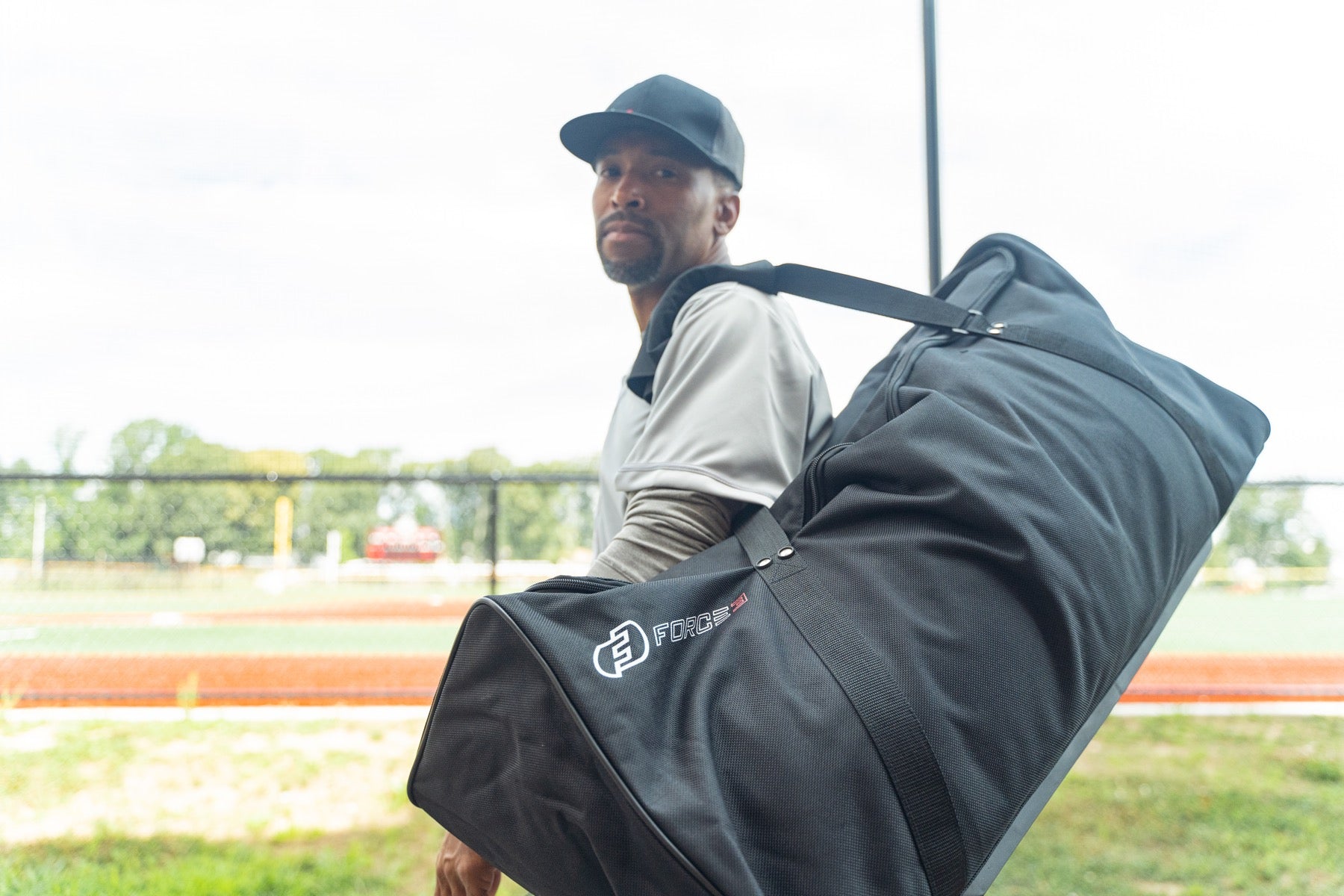 Pro Player Equipment Bag with Wheels - Durable Sports Gear Storage for Travel & Training | Perfect for Basketball, Soccer & Gym Use
