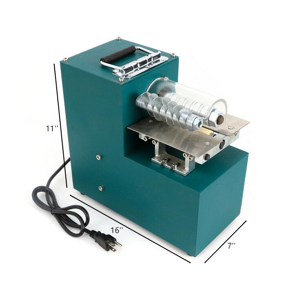 40W Electric Leather Slitter Cutter Machine - 1400RPM Leather Craft Tool for Shoes, Bags, Straps & Paper | DIY Leather Skiving & Splitting | Professional Leatherworking Equipment for Workshops & Hobbyists