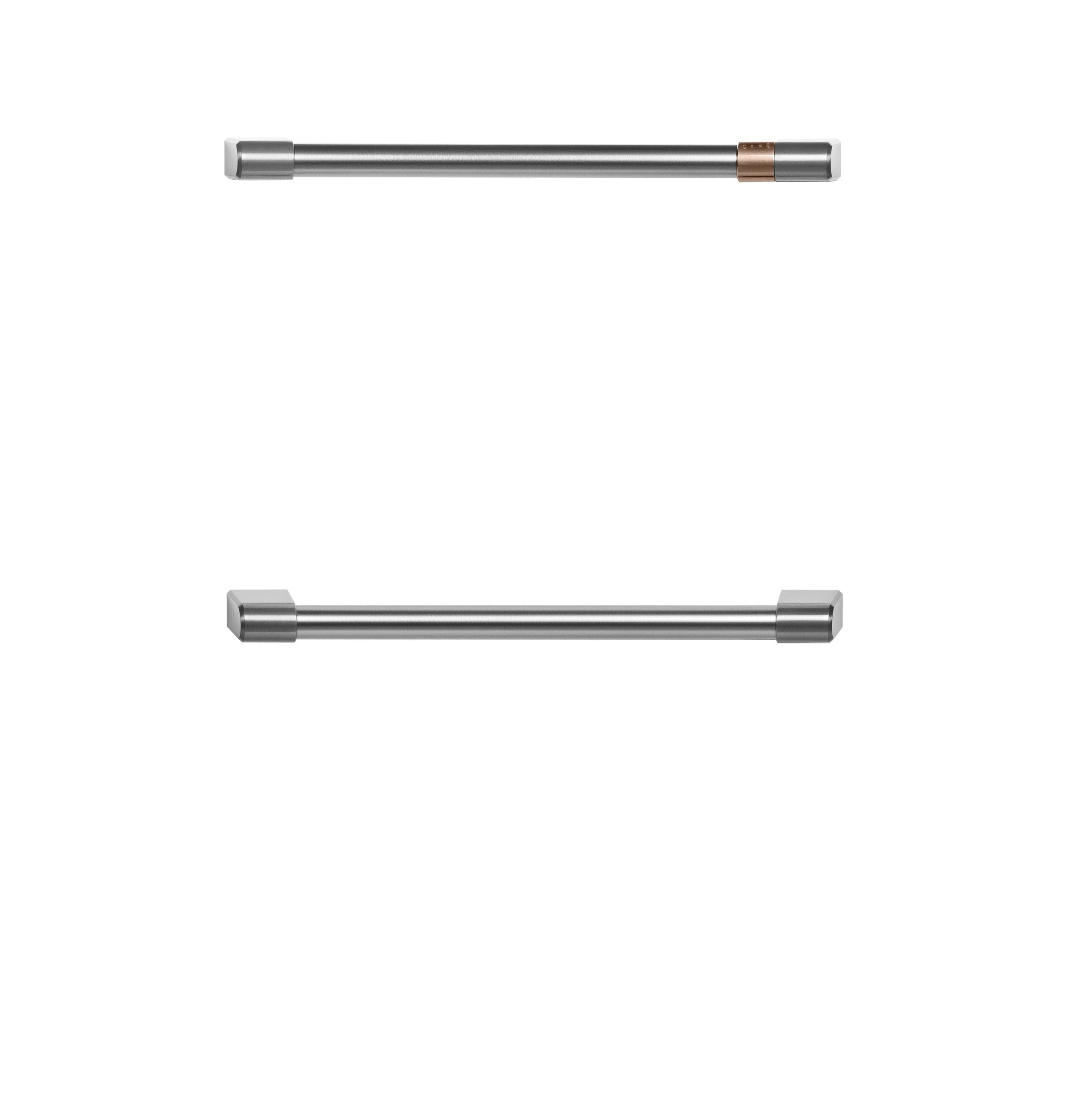 Stainless Steel Undercounter Refrigerator Handle Kit - Brushed Finish for Café Appliances (Model CXQD2H2PNSS) - Perfect for Kitchen Remodeling & Commercial Use