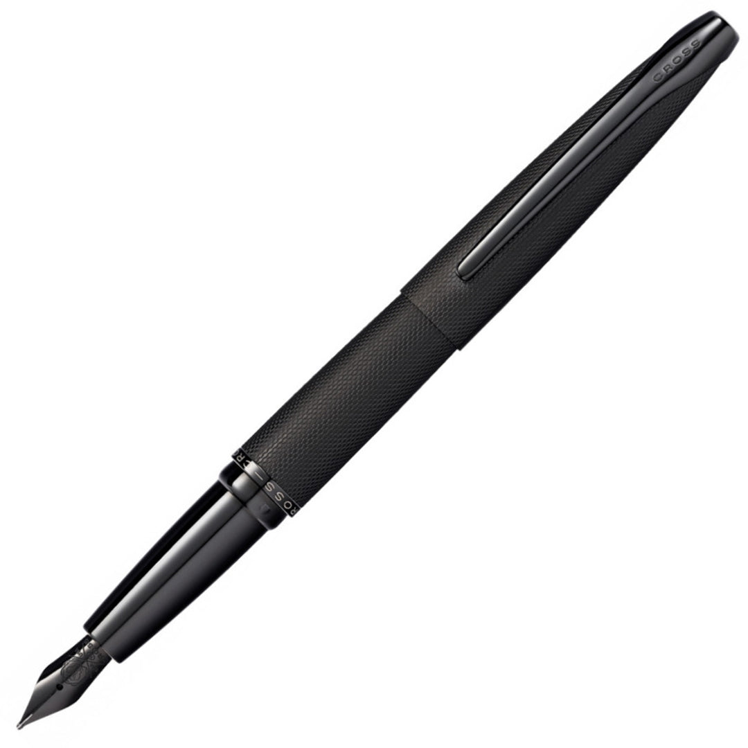 Premium Cross ATX Fountain Pen - Brushed Black Finish - Ideal for Writing, Gifting & Collecting - Perfect for Office, School & Special Occasions