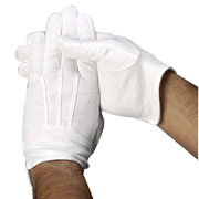 12 Pack Black Pall Bearer Gloves - Premium Cotton Funeral Gloves for Honor Guards & Memorial Services - Comfortable & Dignified for Casket Carrying & Ceremonial Occasions