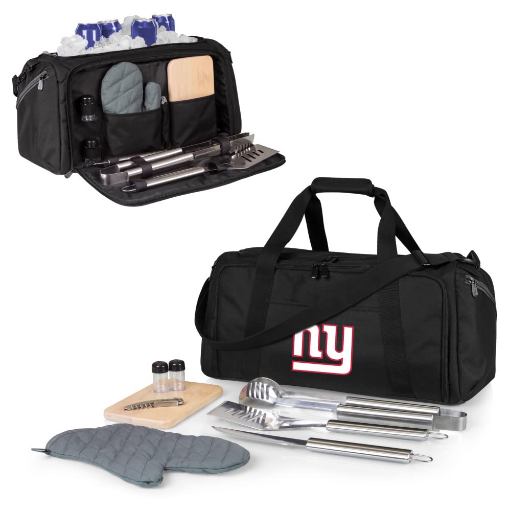 NFL BBQ Kit & Insulated Cooler Tote with Grill Tools & Picnic Accessories - Perfect for Tailgating, Backyard BBQs & Outdoor Parties