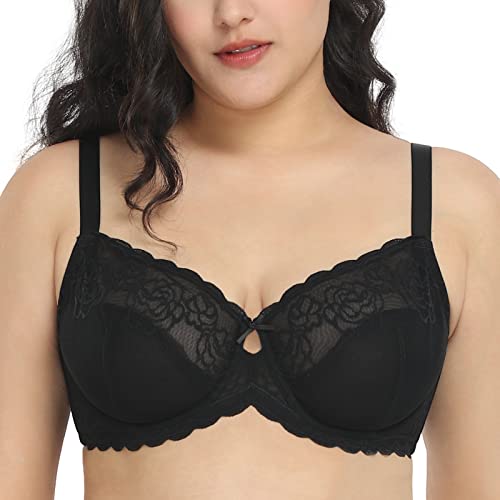 HSIA Women's Full Coverage Minimizer Bras - No Padding Wireless Comfortable Underwear for Everyday Wear | Perfect for Work, Yoga & Relaxation