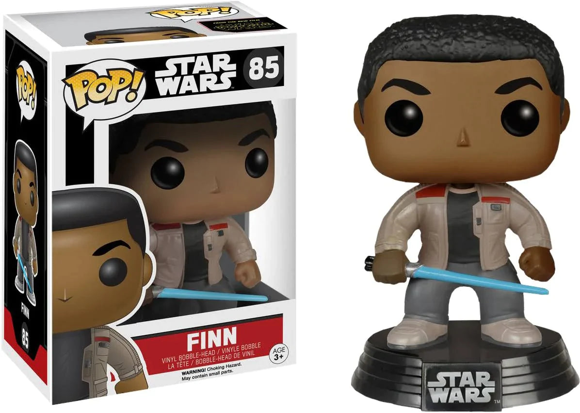 Star Wars Finn with Lightsaber Action Figure #85 - Collectible Toy for Fans & Gift for Movie Lovers | Perfect for Display, Play & Cosplay