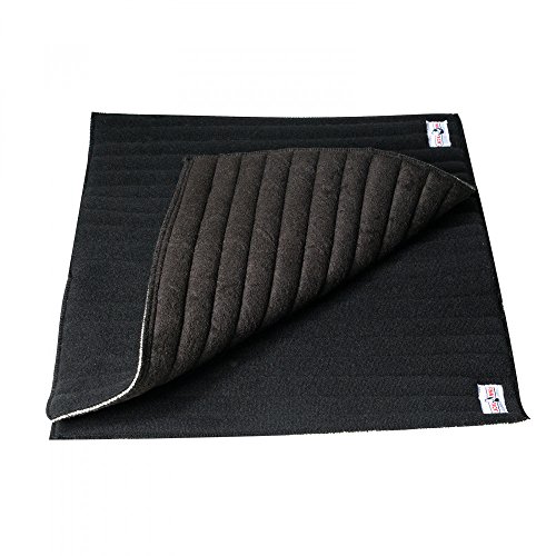 Premium Finn-Tack Horse Leg Wraps - Black, Size S | Protective Support for Training, Riding & Show Jumping