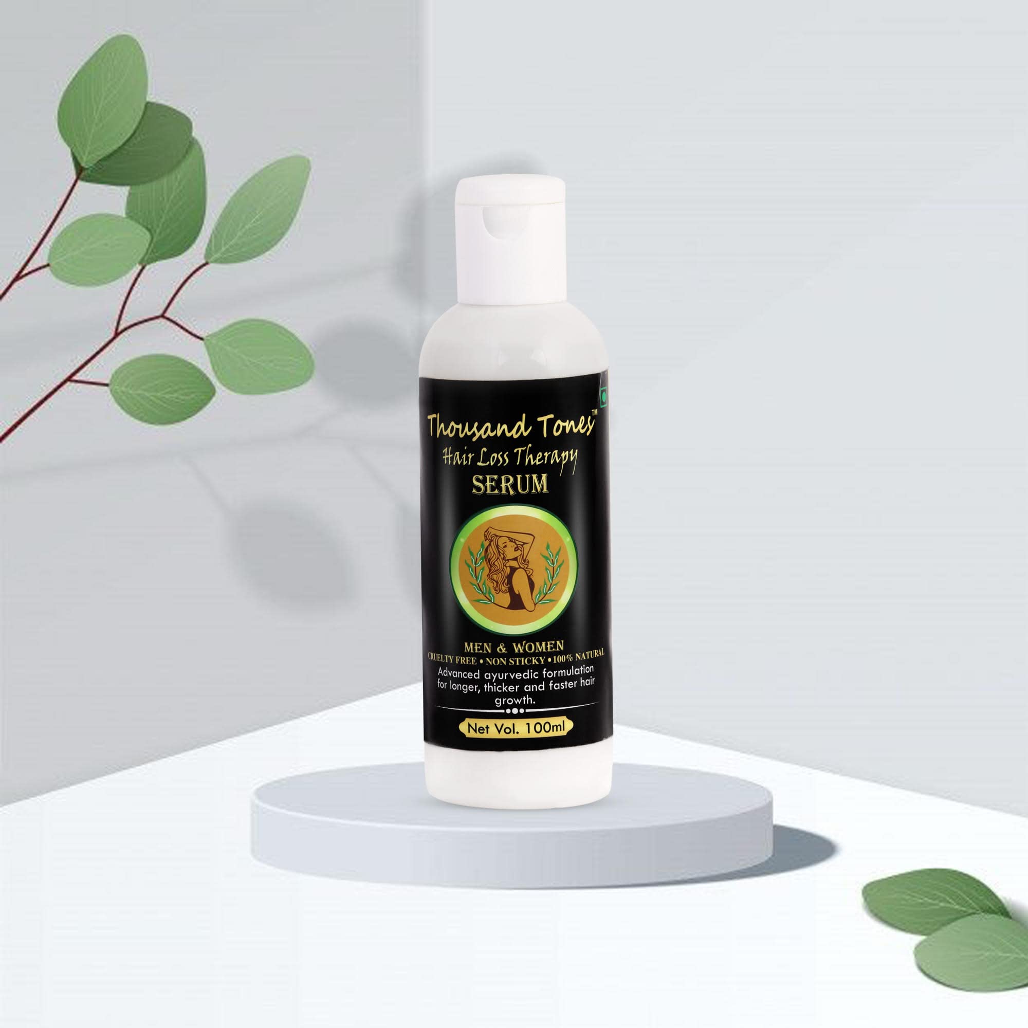 Thousand Tones Hair Repair & Anti-Hair Loss Serum - Damage Repair & Smoothening Treatment for Men & Women (100ml) | Promotes Healthy Hair Growth & Reduces Breakage - Perfect for Daily Use, Post-Wash Care & Styling Protection