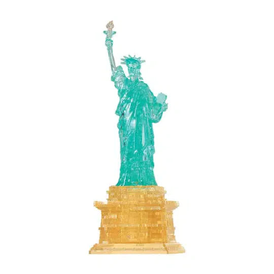 3D Crystal Puzzle Deluxe - Statue of Liberty Model Kit | Challenging Brain Teaser for Adults & Teens | Perfect Gift for Puzzle Lovers & Home Decor | Great for Stress Relief & Family Game Night