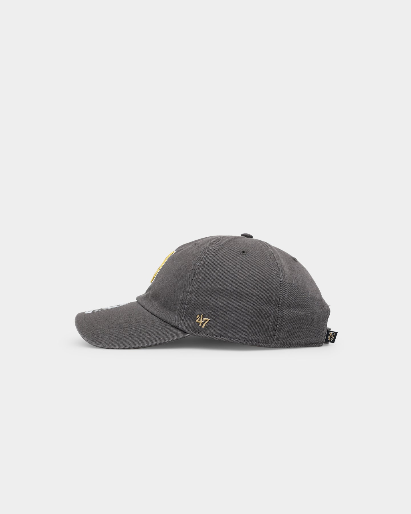 47 Brand Vegas Golden Knights 47 MVP Strapback Adjustable Hat - Charcoal | Official NHL Snapback Cap for Men & Women | Perfect for Game Day, Sports Events & Casual Wear