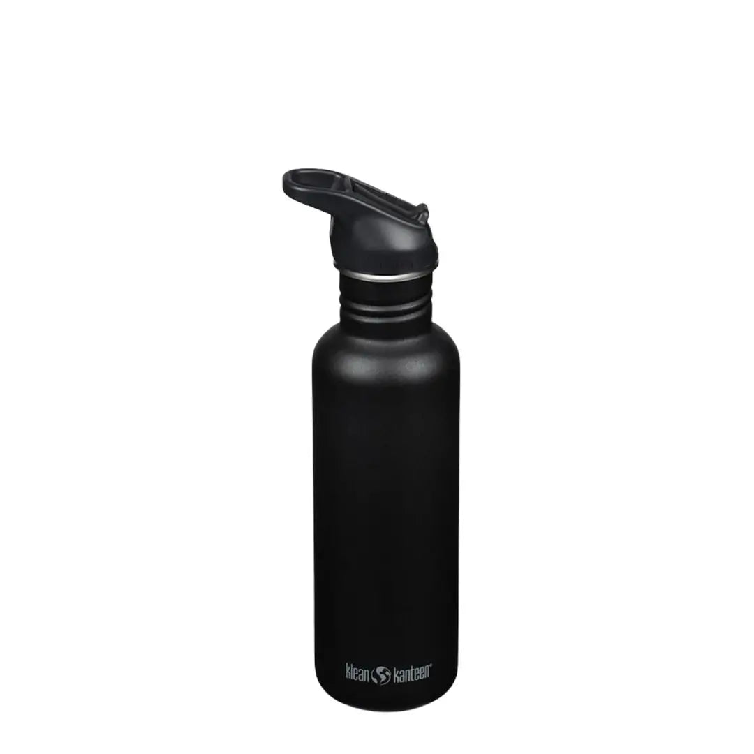 Klean Kanteen Classic Flip Cap Stainless Steel Water Bottle 18oz (532ml) - BPA Free, Leak Proof, Eco Friendly Reusable Water Bottle for Hiking, Gym, Office & Outdoor Activities