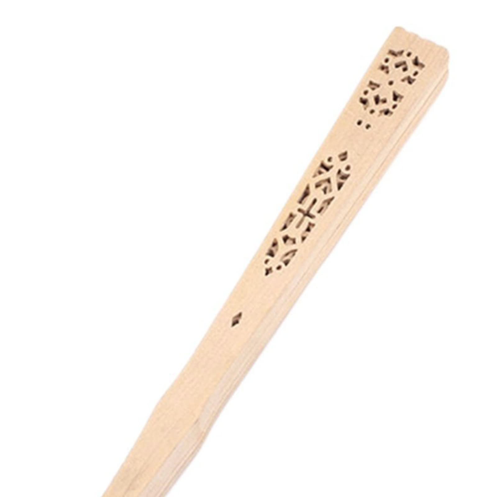 50-Piece Personalized Wooden Wedding Favors - Sandalwood Hand Fans for Guests, Baby Showers & Party Decorations - Elegant Folding Fans for Weddings, Bridal Showers & Special Events - Perfect as Keepsake Gifts (Non-Personalized Option Available)