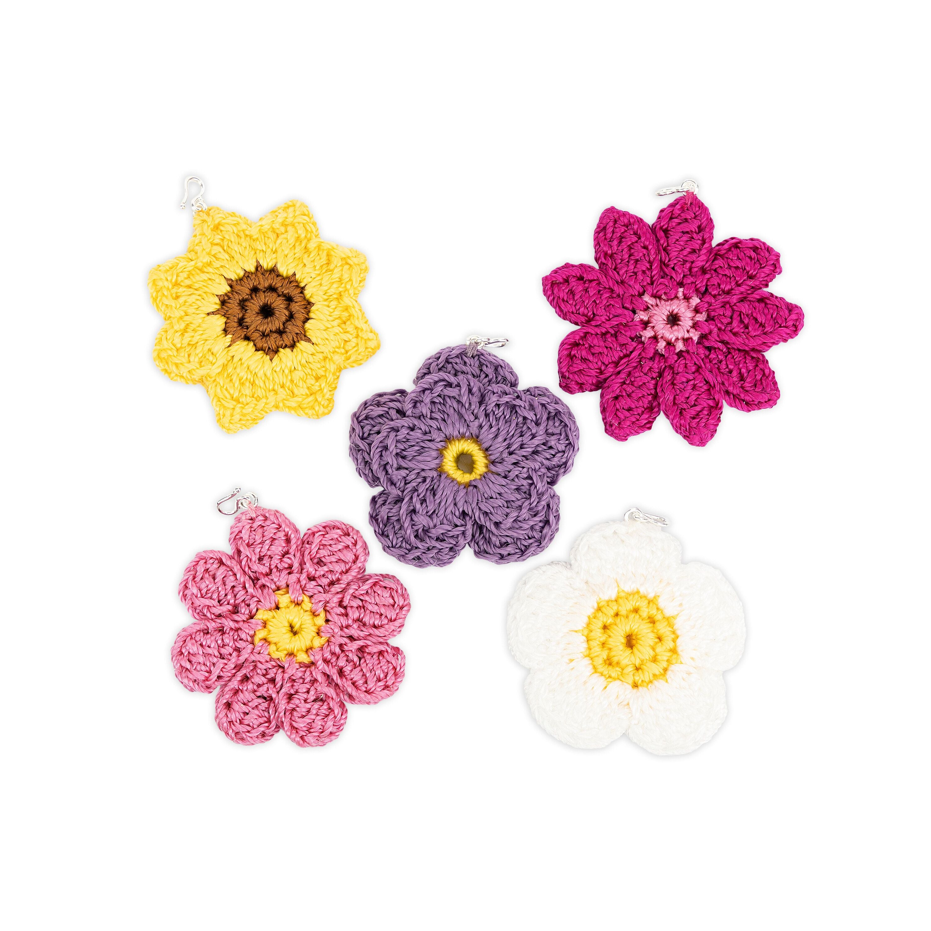 Yarnicharmz 5 Pack - Premium Quality Yarn Charms for Knitting & Crocheting - Perfect for DIY Crafts, Scrapbooking, and Jewelry Making